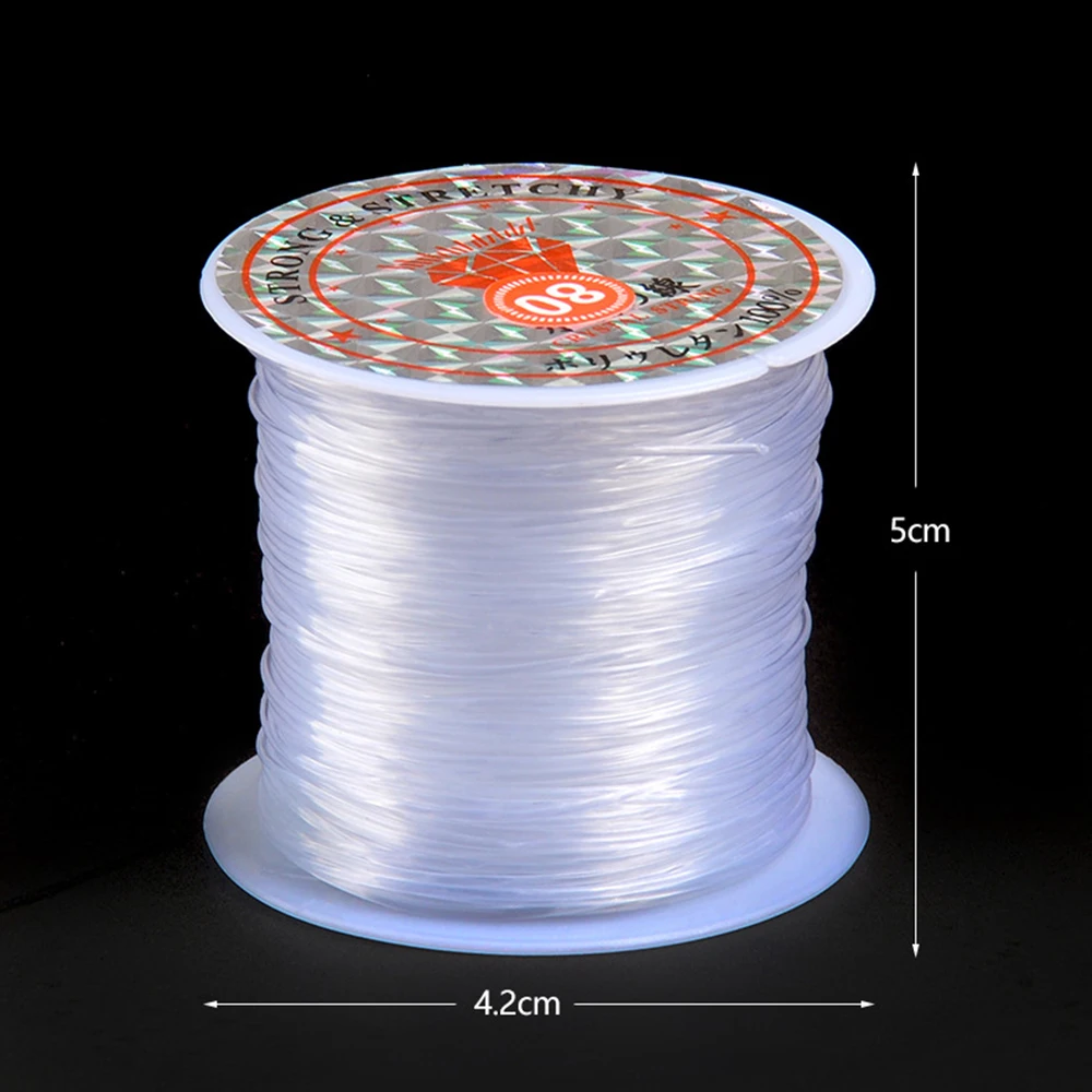 String DIY Beading Making Bracelet&Necklace Jewelry Stretch 25 Meters Transparent Stretchy Elastic Rope Line Balloon Line
String DIY Beading Making Bracelet&Necklace Jewelry Stretch 25 Meters Transparent Stretchy Elastic Rope Line Balloon Line