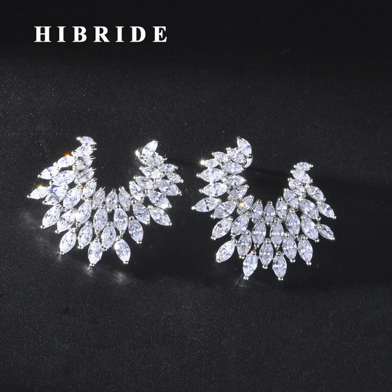HIBRIDE Luxury Design Marquise Cut Cubic Zircon Women Birdal Stud Earrings Accessories Boucle D'oreille Jewelry E-926
HIBRIDE Luxury Design Marquise Cut Cubic Zircon Women Birdal Stud Earrings Accessories Boucle D'oreille Jewelry E-926