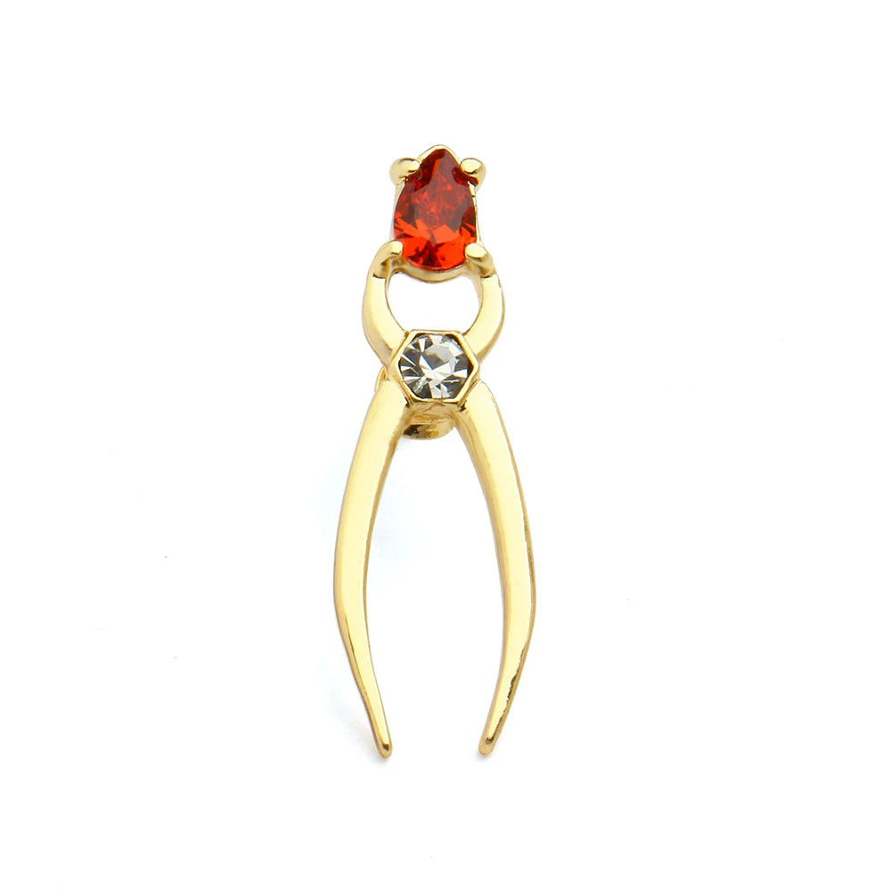 Gold Silver Color Forceps Pins and Brooches Dentist Fashion Red Crystal Gift Doctor/ students Medical Jewelry/Chemistry Brooch
Gold Silver Color Forceps Pins and Brooches Dentist Fashion Red Crystal Gift Doctor/ students Medical Jewelry/Chemistry Brooch