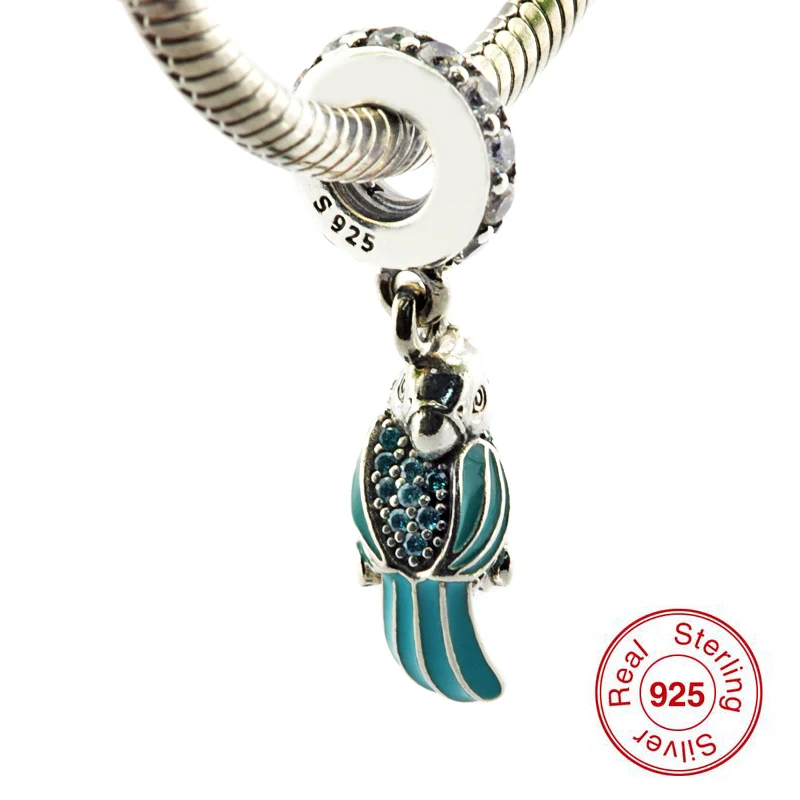 Charms Fits for Pandora Bracelets Tropical Parrot Hanging Beads 100% Sterling-Silver-Jewelry Free Shipping
Charms Fits for Pandora Bracelets Tropical Parrot Hanging Beads 100% Sterling-Silver-Jewelry Free Shipping