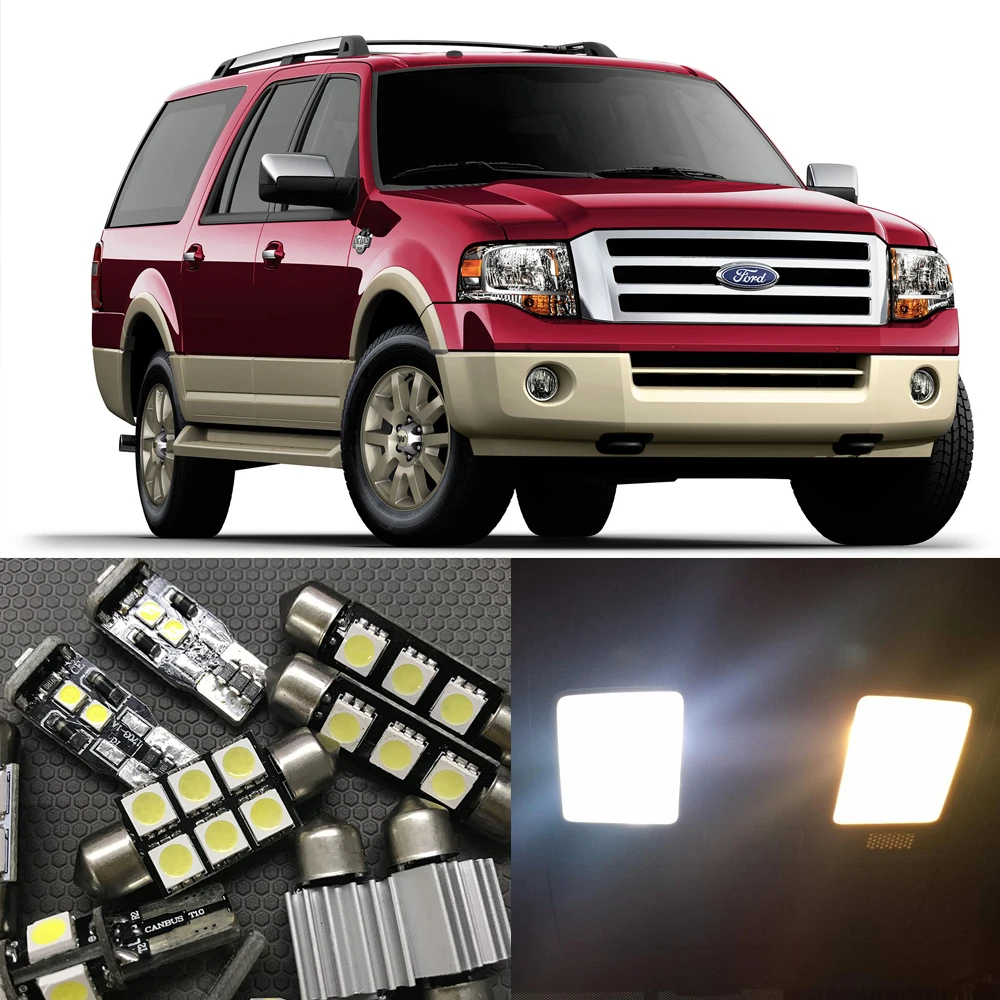 15x Super Bright Xenon White LED Interior Package Kit For 2003-2015 Ford Expedition Led Glove Box Door/Step License Plate Light
15x Super Bright Xenon White LED Interior Package Kit For 2003-2015 Ford Expedition Led Glove Box Door/Step License Plate Light