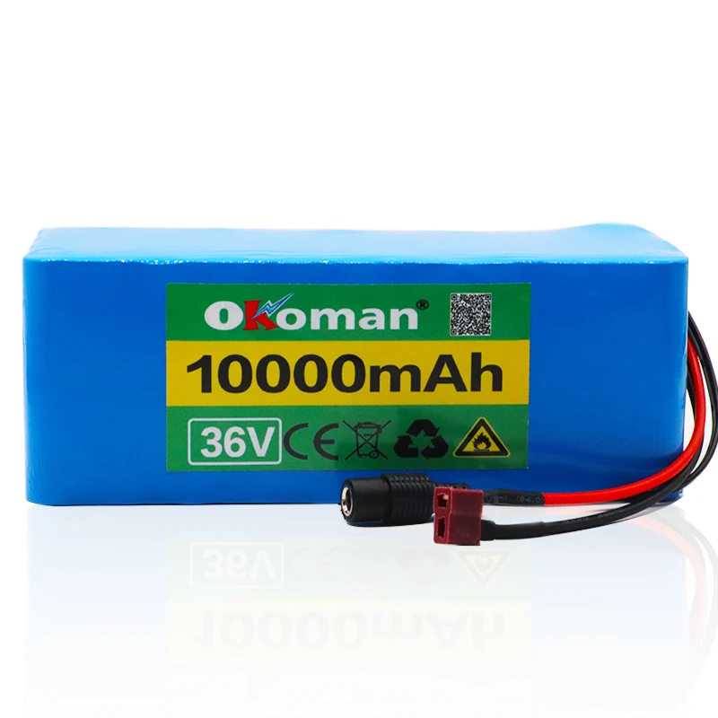 36 v 10Ah 10S4P 500W высокая мощность и емкость 18650 аккумуляторная батарея