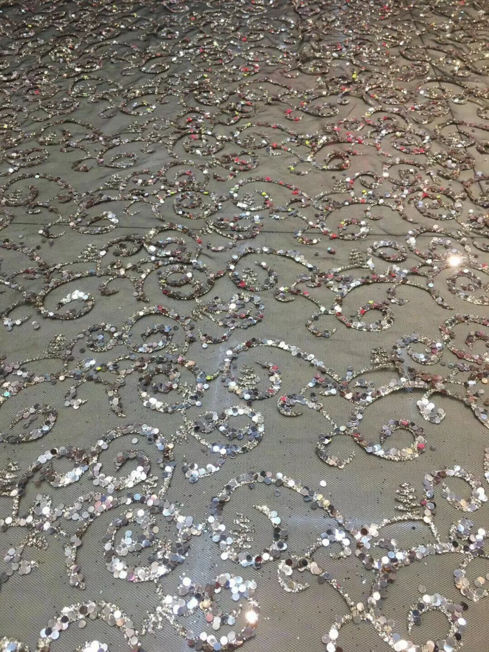 french sequins net lace fabric nice glued glitter african tulle lace SYJ-101932 for party dress
french sequins net lace fabric nice glued glitter african tulle lace SYJ-101932 for party dress