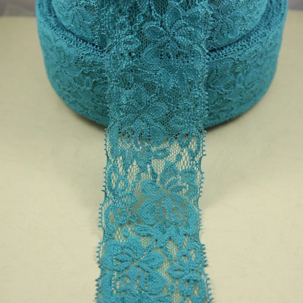 90 Yards 57mm Width Peacock Green Elastic Stretch Lace Trim Sewing Headband Elastic Lace DB6
90 Yards 57mm Width Peacock Green Elastic Stretch Lace Trim Sewing Headband Elastic Lace DB6