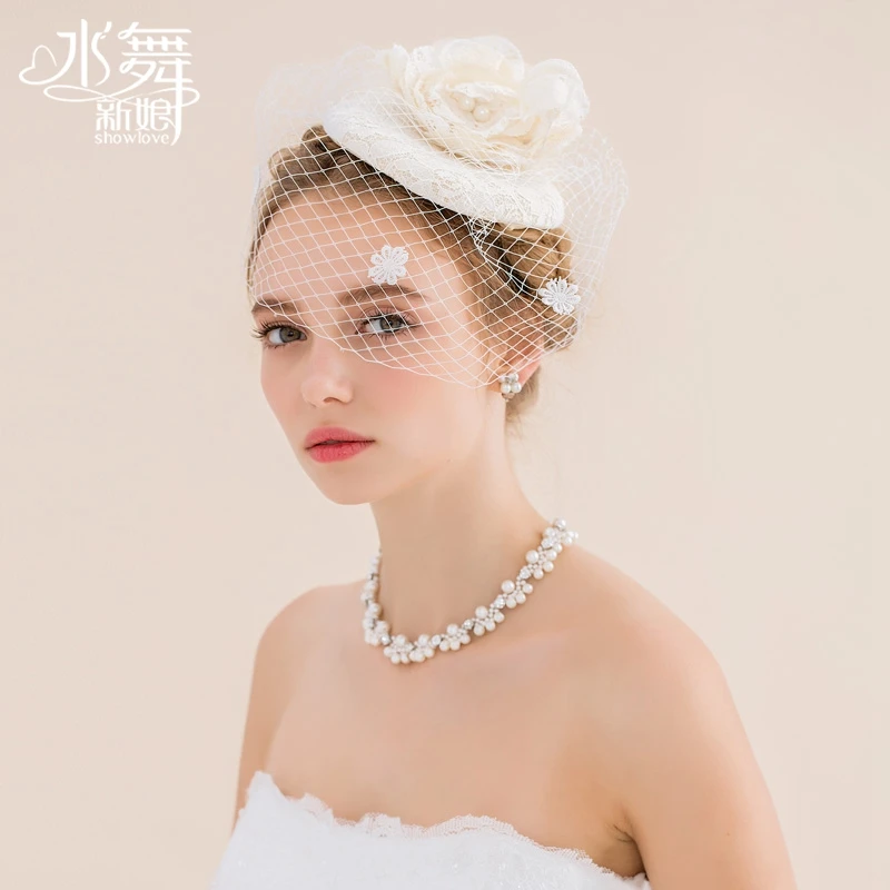 New Arrival Elegant Hand-made Cotton Linen Pearl Flowers Grenadine Bridal Hat/Photo Props C980
New Arrival Elegant Hand-made Cotton Linen Pearl Flowers Grenadine Bridal Hat/Photo Props C980