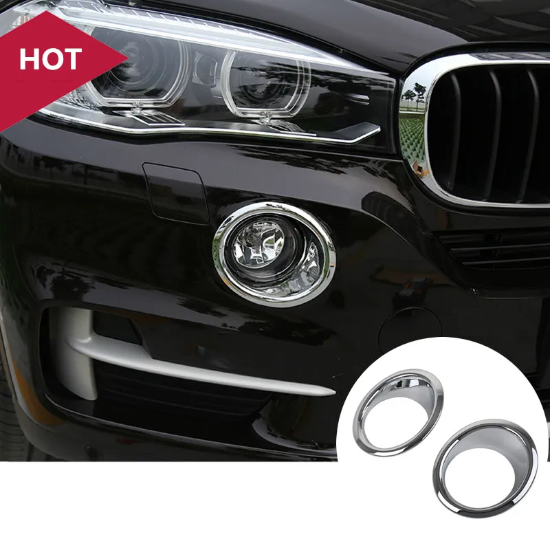 ABS Chrome Front Fog Light Lamp Cover Trim For BMW X5 F15 2014-2018 2pcs Car accesories interior Car decoration
ABS Chrome Front Fog Light Lamp Cover Trim For BMW X5 F15 2014-2018 2pcs Car accesories interior Car decoration