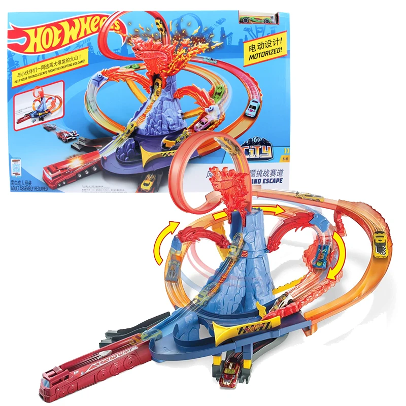 Оригинальный электрический гоночный автомобиль Hot Wheels Детская развивающая