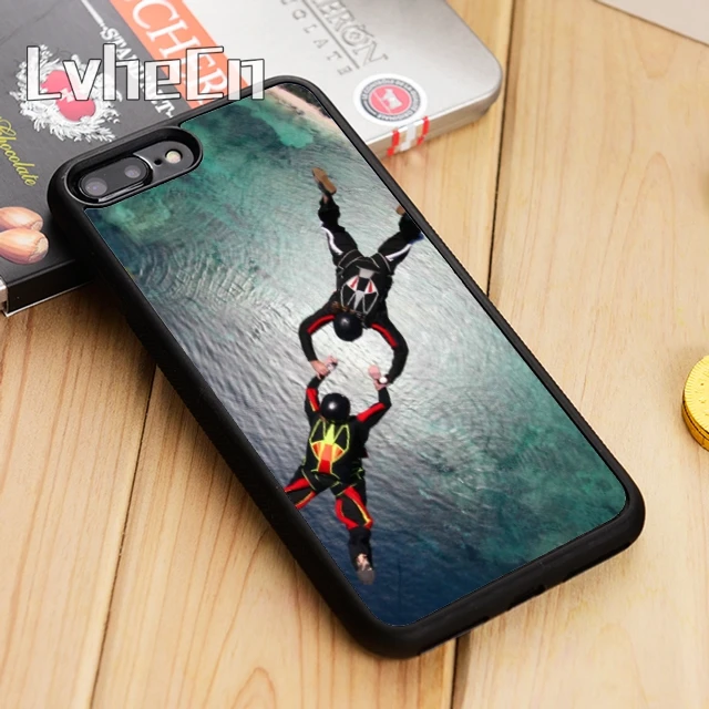 LvheCn парашютный чехол для телефона с парашютом iPhone 5 6 s 7 8 plus 11 12 Pro X XR XS Max Samsung Galaxy S6 S7