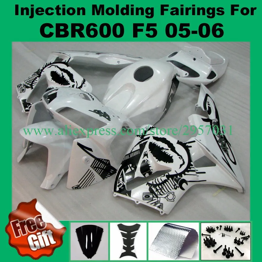 Free screws+gifts Injection mold Black White a2344 Fairing kit for HONDA CBR600RR F5 05 06 2005 2006 CBR600 Fairings set
Free screws+gifts Injection mold Black White a2344 Fairing kit for HONDA CBR600RR F5 05 06 2005 2006 CBR600 Fairings set