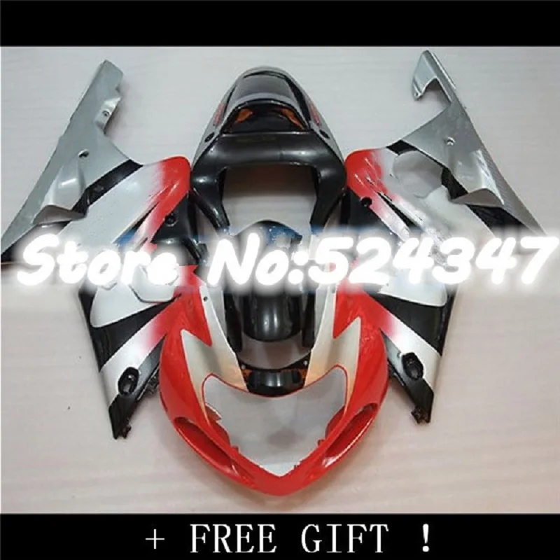 

Nn-Motorcycle ABS Fairing for SUZUKI 2000 2001 2002 GSXR 1000 00 01 02 GSXR1000 K2 GSX-R1000 Black Red Silver for Suzuki