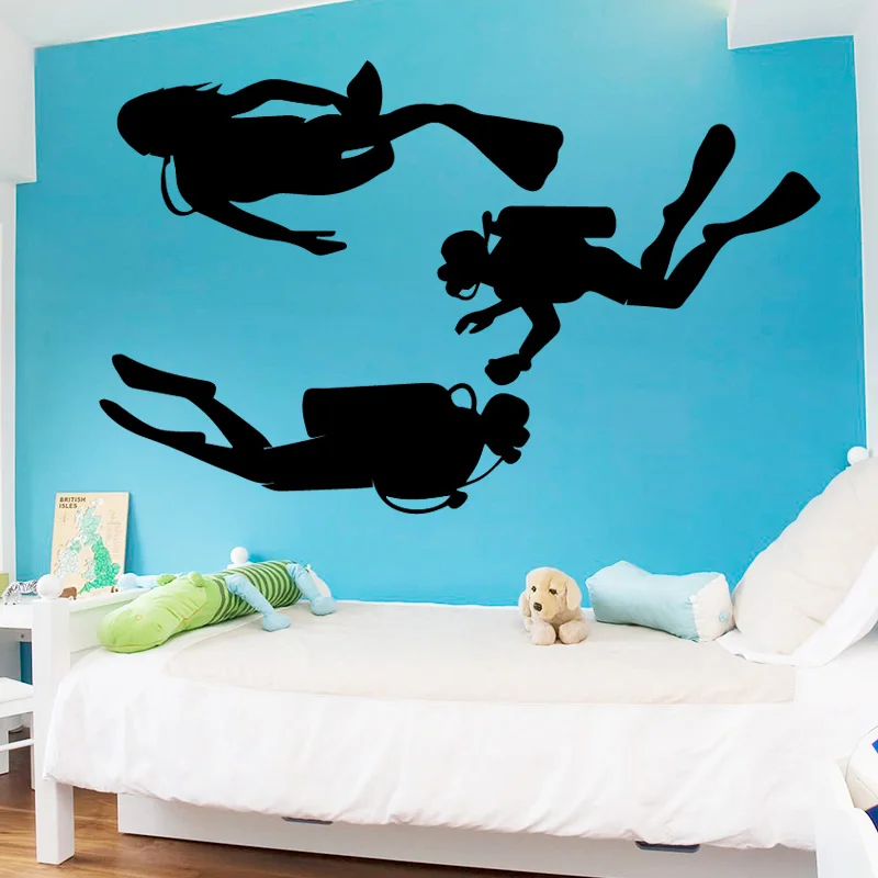 Diving Scuba Diver Vinyl Wall Sticker High Quality Removable Home Decal Bedroom Extreme Sport Decor Posters Mural
Diving Scuba Diver Vinyl Wall Sticker High Quality Removable Home Decal Bedroom Extreme Sport Decor Posters Mural