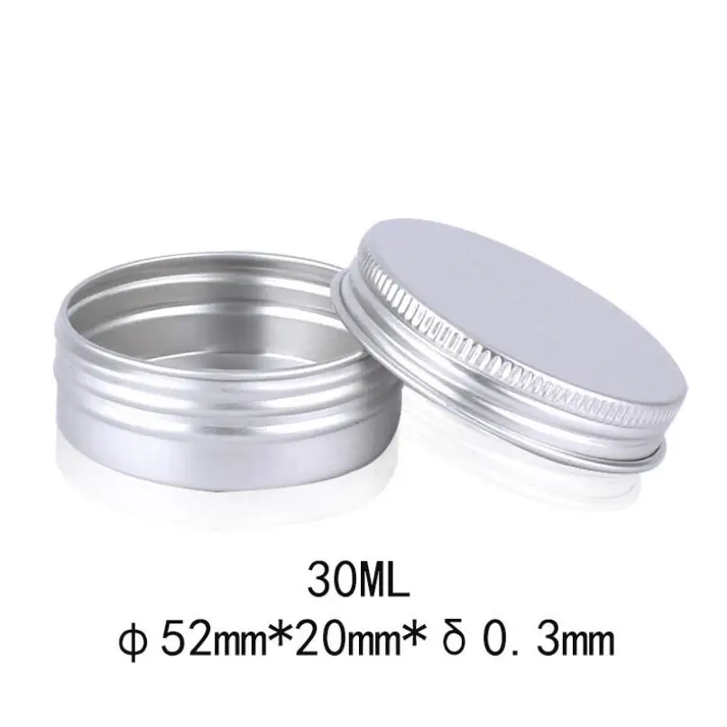 300pcs/lot 30ml silver metal aluminum cosmetic jar, 30g Solid Perfume Cosmetic Sample Packaging Cans LX5187
300pcs/lot 30ml silver metal aluminum cosmetic jar, 30g Solid Perfume Cosmetic Sample Packaging Cans LX5187