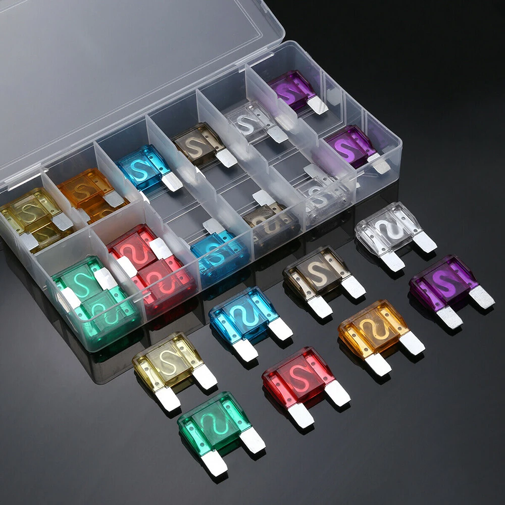 8 Size Devices Fuse Kit 24pcs/set Car Fuses 20-100A Big Maxi Blade Fuse Assortment Set for Car Truck RV Electrical Fuse Kit
8 Size Devices Fuse Kit 24pcs/set Car Fuses 20-100A Big Maxi Blade Fuse Assortment Set for Car Truck RV Electrical Fuse Kit