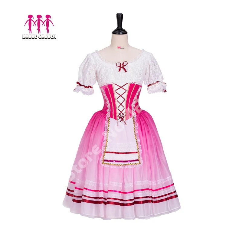 Adult Giselle Professional Ballet Tutu Village Girl Ballet Long Tutu Pink Ballet Stage Costumes Women Ballet Long Dress B1301
Adult Giselle Professional Ballet Tutu Village Girl Ballet Long Tutu Pink Ballet Stage Costumes Women Ballet Long Dress B1301