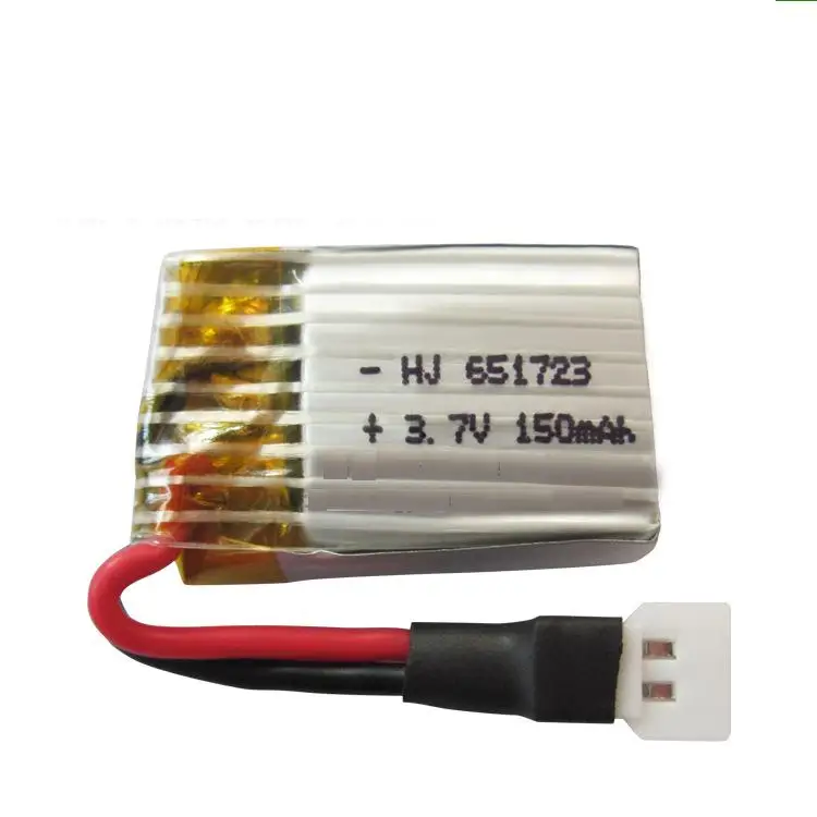 YUKALA 10pcs/lot Free shipping X2 U207 H2 H8 RC quadcopter spare parts 3.7v 150mAh Li-polymer battery
YUKALA 10pcs/lot Free shipping X2 U207 H2 H8 RC quadcopter spare parts 3.7v 150mAh Li-polymer battery