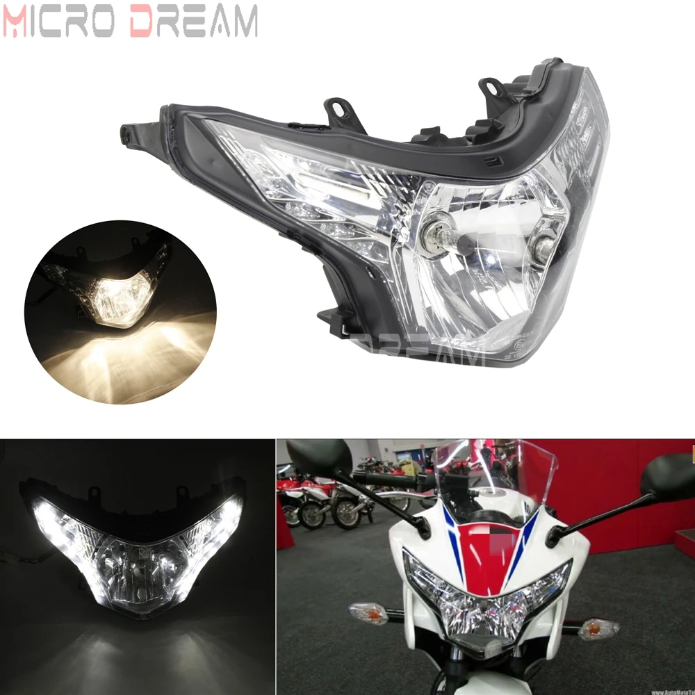 12V 55/60W уличная мотоциклетная светодиодная фара H4 Лампа дневного света для Honda CBR250R