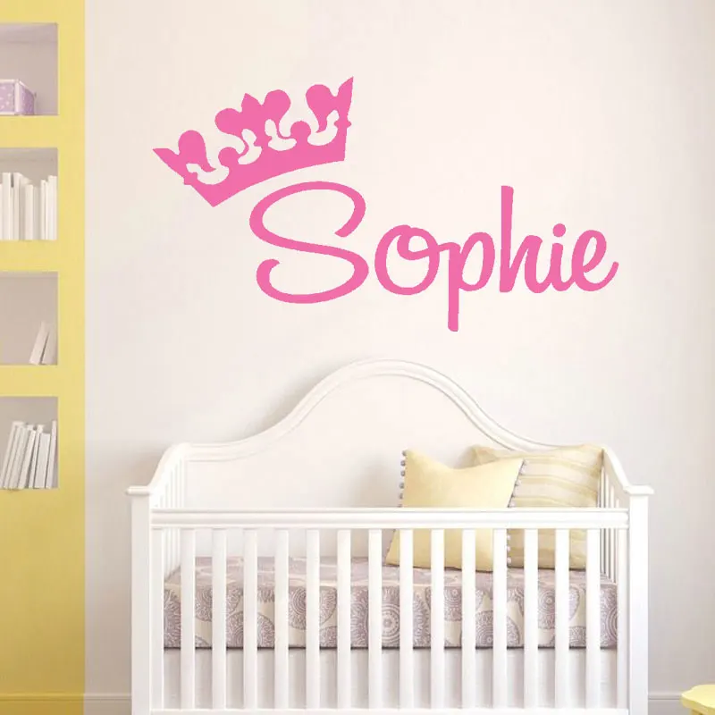 Cheap Sale Personalized Name Decal Princess Crown Custom Name Graphic, Girl Nursery Wall Decal, Room Vinyl Sticker Murals LW107
Cheap Sale Personalized Name Decal Princess Crown Custom Name Graphic, Girl Nursery Wall Decal, Room Vinyl Sticker Murals LW107