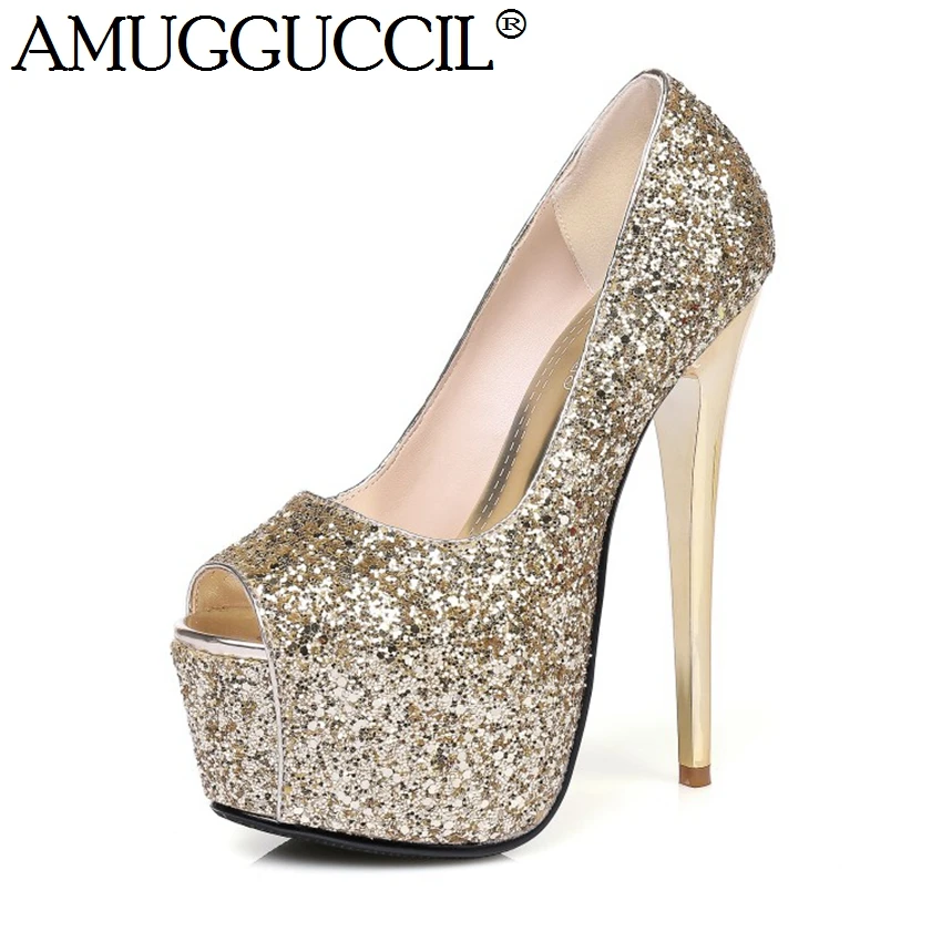 2021 New Big Size 35-48 Gold Silver Peep Toe Fashion Sexy Wedding Party 15.5CM High Heel Platform Lady Shoes Women Pumps D1275
2021 New Big Size 35-48 Gold Silver Peep Toe Fashion Sexy Wedding Party 15.5CM High Heel Platform Lady Shoes Women Pumps D1275