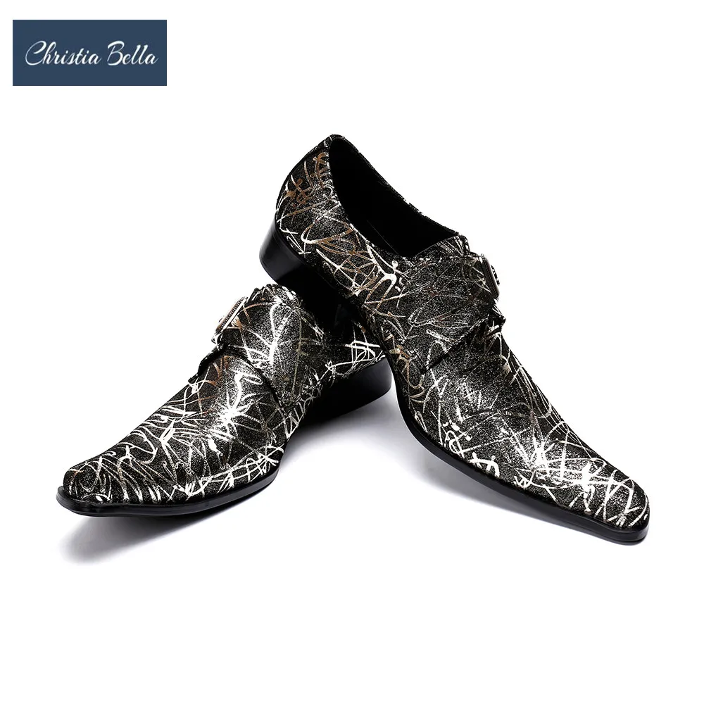 Christia Bella Мужские модельные туфли из натуральной кожи мужские модные туфли с пряжкой; Квадратный носок; Фирменный дизайн; Роскошные свадебные туфли мужские офисные туфли
Christia Bella Мужские модельные туфли из натуральной кожи мужские модные туфли с пряжкой; Квадратный носок; Фирменный дизайн; Роскошные свадебные туфли мужские офисные туфли