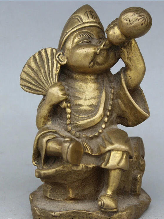 588670 >>> китайская буддистская латунная статуя статуи Будды Ji gong Monk Buddha
588670 >>> китайская буддистская латунная статуя статуи Будды Ji gong Monk Buddha