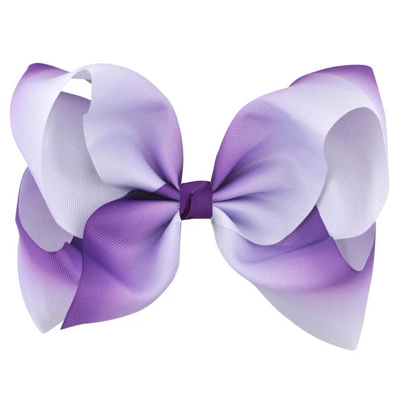 8 inch Large Hair Bow Gradient Color Grosgrain Ribbon Hairgrip Alligator Clips Bowknot Headwear Children Girls Hair Accessories
8 inch Large Hair Bow Gradient Color Grosgrain Ribbon Hairgrip Alligator Clips Bowknot Headwear Children Girls Hair Accessories