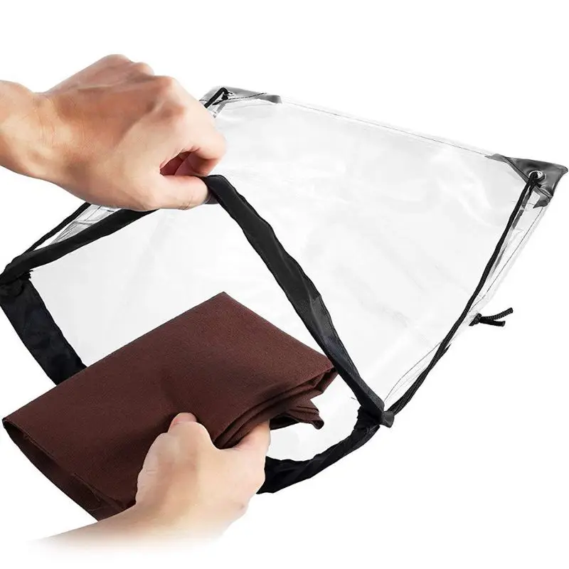 Новый прозрачный рюкзак на шнурке Cinch Sack школьная сумка-тоут спортивная сумка 33x43