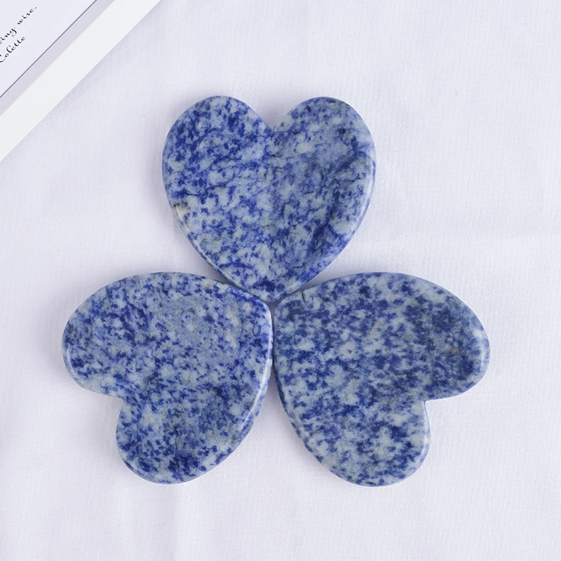 Natural Sodalite Face Jade Massage Crystal Gua Sha Scratch Foot Back Head Acupuntura Massager Stone Therapy Health Care Tools
Natural Sodalite Face Jade Massage Crystal Gua Sha Scratch Foot Back Head Acupuntura Massager Stone Therapy Health Care Tools