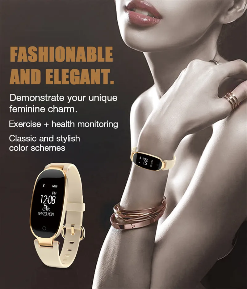 Fashion Smart Band Bracelet Girl Women Heart Rate Monitor Wrist Smart Wristband Lady Female Fitness Tracker Wristband
Fashion Smart Band Bracelet Girl Women Heart Rate Monitor Wrist Smart Wristband Lady Female Fitness Tracker Wristband