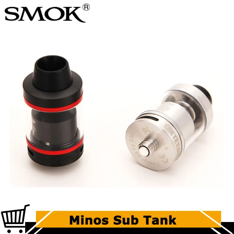 Оригинал Smok Minos Sub Tank 4 мл емкость нижний воздушный поток электронная сигарета