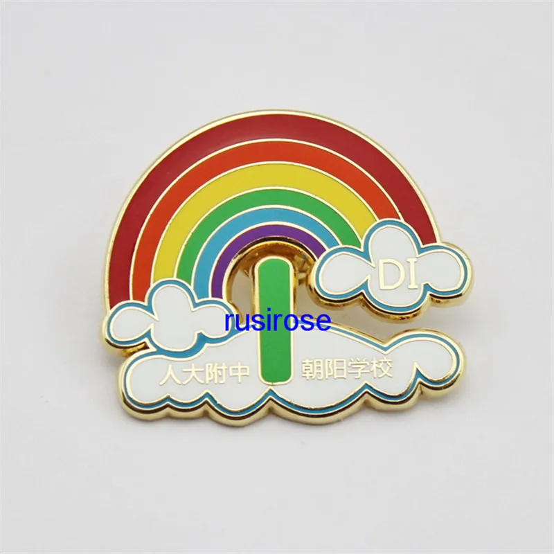 Personalized rainbow fashion brooch custom, rainbow metal commemorative badge custom, soft enamel metal brooch custom
Personalized rainbow fashion brooch custom, rainbow metal commemorative badge custom, soft enamel metal brooch custom