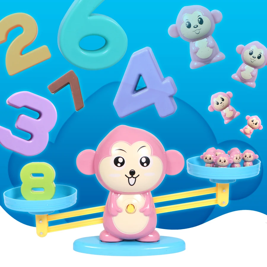Math game Monkey Balance Number game toy for children,early education Simple arithmetic kid's learning puzzle toy best gift
Math game Monkey Balance Number game toy for children,early education Simple arithmetic kid's learning puzzle toy best gift