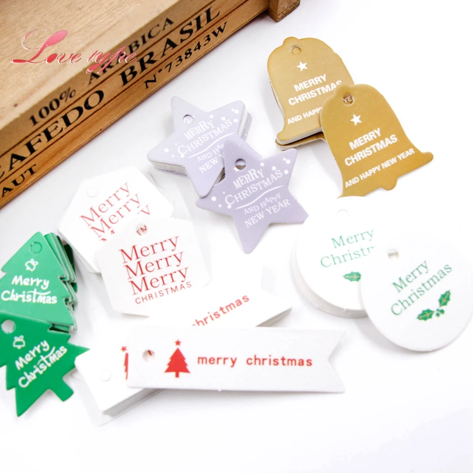 100PCS Creative Multi Style Christmas Series Wedding Birthday Paper Tags DIY Crafts Hang Tag Labels Gift Wrapping Decor Supplies
100PCS Creative Multi Style Christmas Series Wedding Birthday Paper Tags DIY Crafts Hang Tag Labels Gift Wrapping Decor Supplies