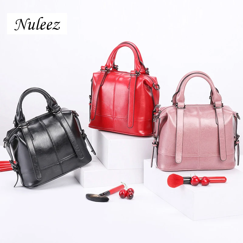 Nuleez Genuine Leather Women Tote Bag Vintage Large Capacity Versatile Bag Popular Star Style 2021
Nuleez Genuine Leather Women Tote Bag Vintage Large Capacity Versatile Bag Popular Star Style 2021