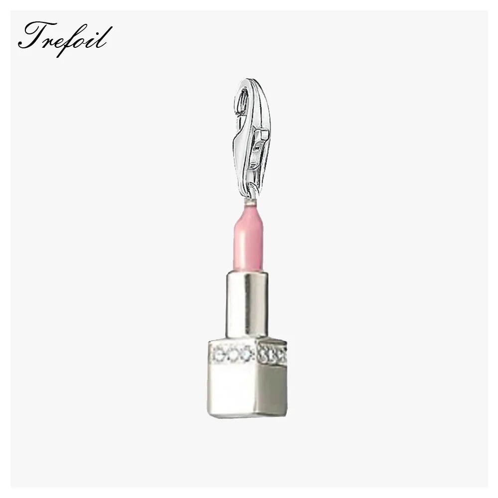 Pink Lipstick Charms Pendant,Fashion Jewelry 925 Sterling Silver Trendy Gift For Women Girls Fit Bracelet Necklace Bag 2019
Pink Lipstick Charms Pendant,Fashion Jewelry 925 Sterling Silver Trendy Gift For Women Girls Fit Bracelet Necklace Bag 2019
