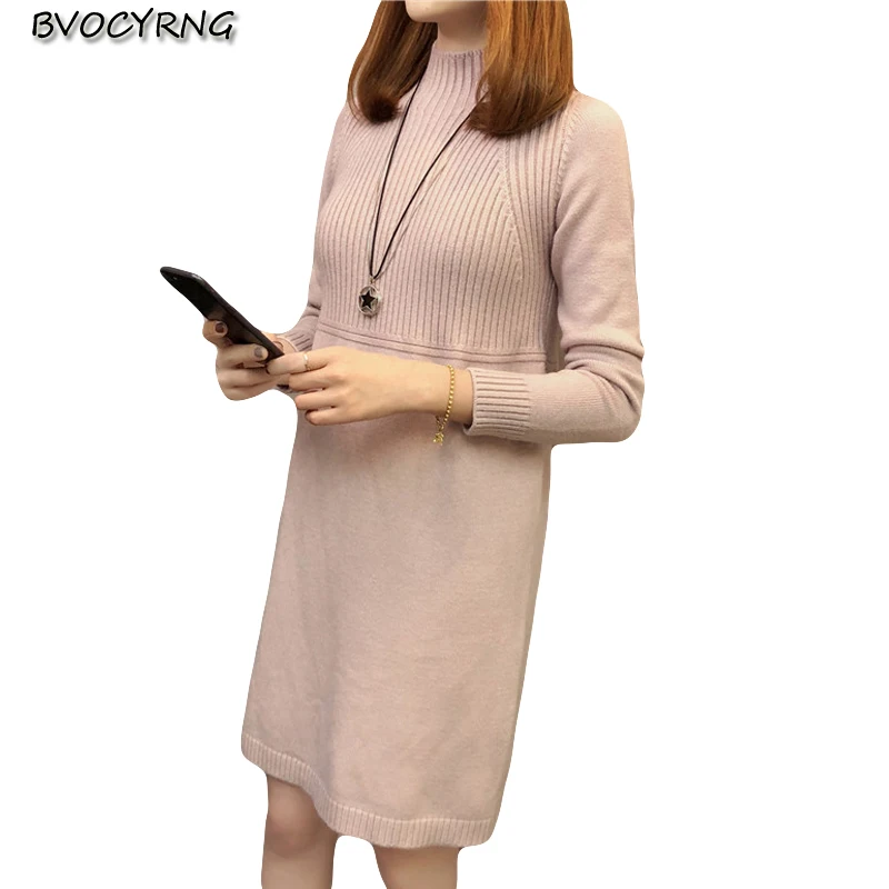2019 Knitted Sweaters Women Autumn Winter Pullover tops Long sleeve Half high collar Bottoming shirt Female Loose Long Sweaters
2019 Knitted Sweaters Women Autumn Winter Pullover tops Long sleeve Half high collar Bottoming shirt Female Loose Long Sweaters