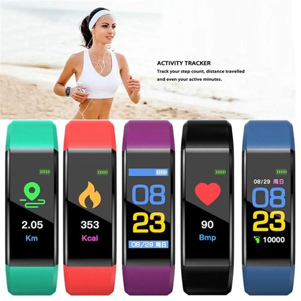 New Arrival 115PLUS Color Screen Heart Rate Blood Pressure Monitor Band Rainproof Fitness Bracelet
New Arrival 115PLUS Color Screen Heart Rate Blood Pressure Monitor Band Rainproof Fitness Bracelet