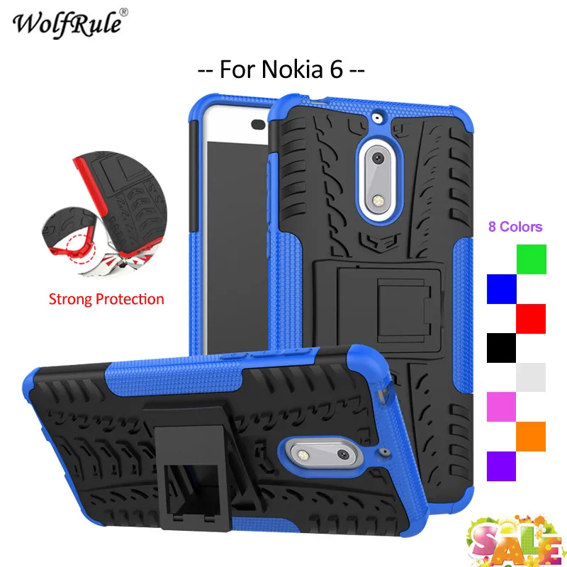 For Cover Nokia 6 Case WolfRule TPU & PC Holder Armor Bumper Protective Back Phone Case For Nokia 6 Cover For Nokia6 2017 5.5''
For Cover Nokia 6 Case WolfRule TPU & PC Holder Armor Bumper Protective Back Phone Case For Nokia 6 Cover For Nokia6 2017 5.5''