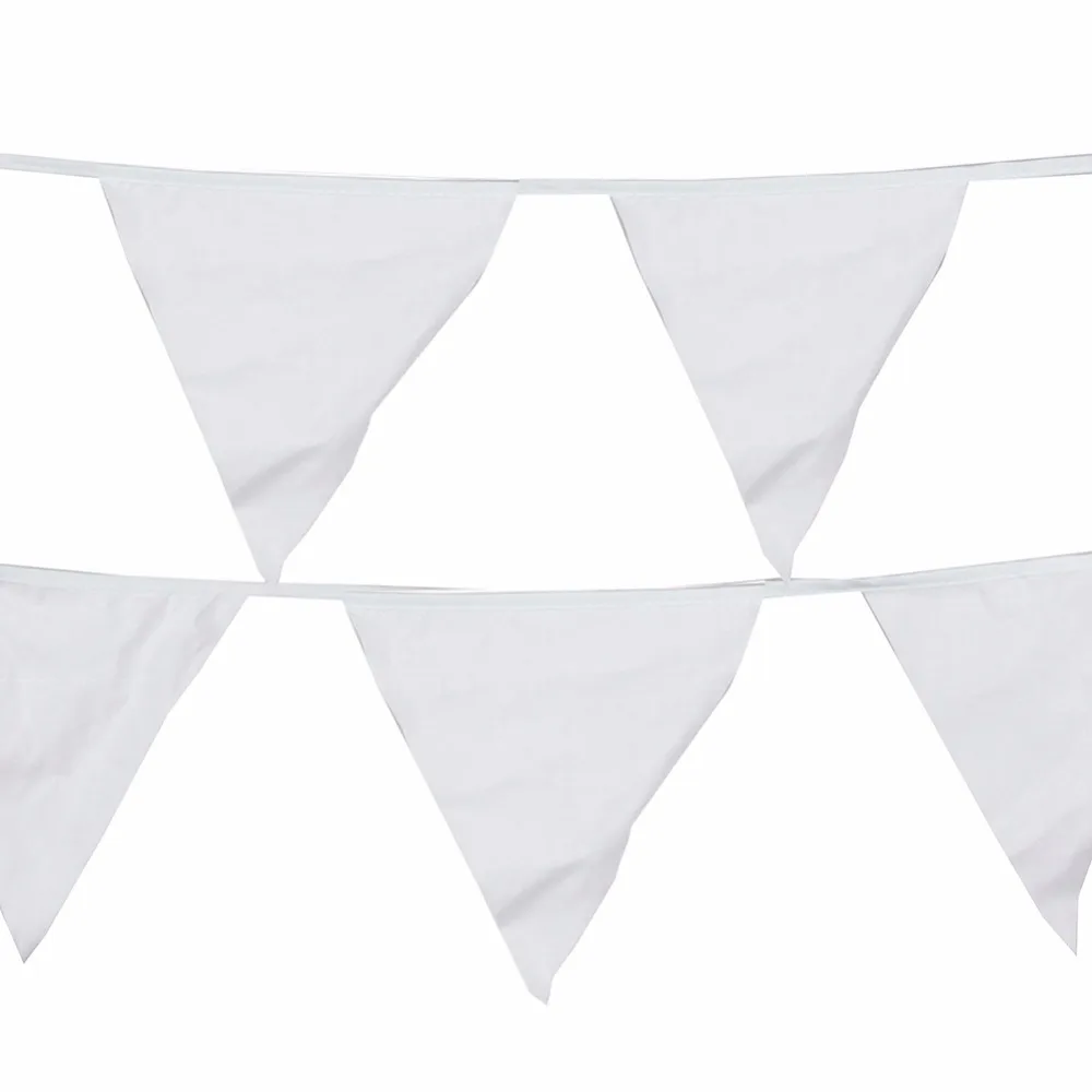 100 Flags/40M White Flags string banner Bunting wedding decoration birthday married party supplies happy birthday Hanging flag
100 Flags/40M White Flags string banner Bunting wedding decoration birthday married party supplies happy birthday Hanging flag