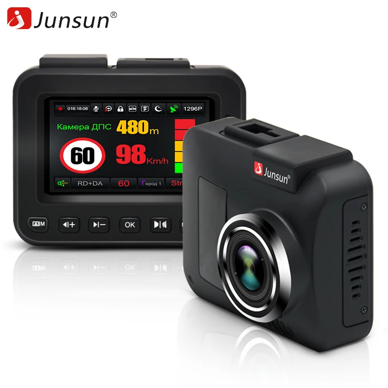 Junsun L8 автомобиля Антирадары для России Mstar MSC8328P 3 в 1 видео Регистраторы GPS DVR