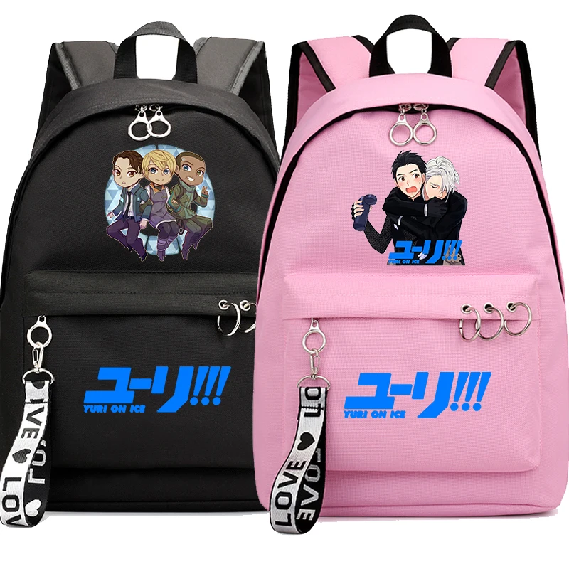 New YURI!!! on ICE Daily Backpack Fashion Casual Style Travel Women Mochila Students Boys Girls School Book Rucksack
New YURI!!! on ICE Daily Backpack Fashion Casual Style Travel Women Mochila Students Boys Girls School Book Rucksack