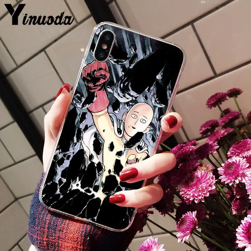 11pro MAX ONE PUNCH MAN TPU Мягкий силиконовый чехол для телефона iPhone 5 5Sx 6 7 7plus 8 8Plus X XS XR |
