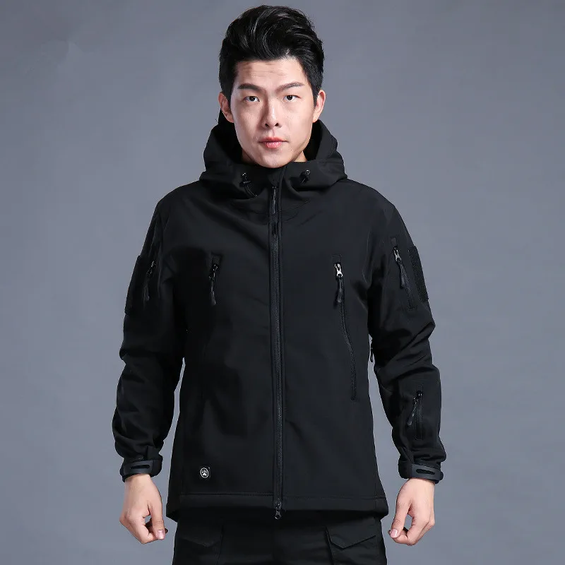 Shark Skin Soft Shell Military Uniform Tactical Jacket Camouflage Thick Sportswear Waterproof Windproof Army Clothing
Shark Skin Soft Shell Military Uniform Tactical Jacket Camouflage Thick Sportswear Waterproof Windproof Army Clothing