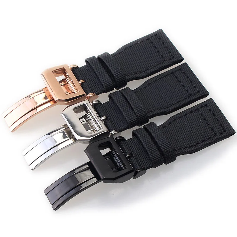 NEW Style 22mm Canvas Nylon Watch Band Black with Silver Butterfly clasp Watch accessories +Free tools
NEW Style 22mm Canvas Nylon Watch Band Black with Silver Butterfly clasp Watch accessories +Free tools