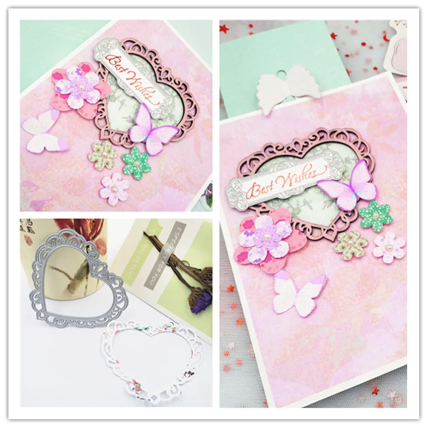 ZhuoAng Pink heart-shaped design cutting mold making DIY clip art book decoration embossing mold
ZhuoAng Pink heart-shaped design cutting mold making DIY clip art book decoration embossing mold