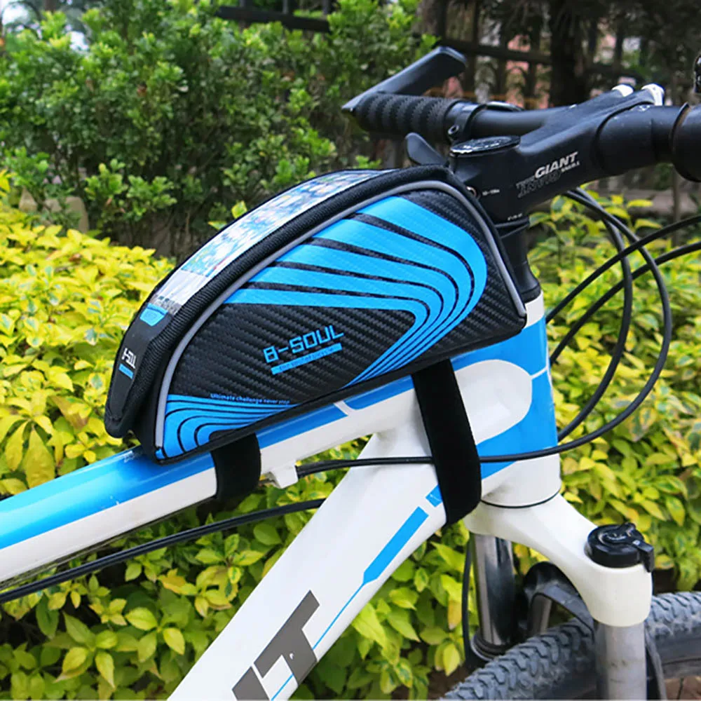 For 5.5" moble phone Cycling Bag Frame Front Tube Mobile Phone Bicycle Bike Pouch Waterproof Volume 1.5L
For 5.5" moble phone Cycling Bag Frame Front Tube Mobile Phone Bicycle Bike Pouch Waterproof Volume 1.5L