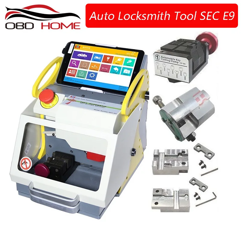 100% Original Auto Locksmith Tool SEC E9 CNC Automatic Key Cutting Machine 4 Clamp Same As Miracle A9 Key Cutting Multi Languag
100% Original Auto Locksmith Tool SEC E9 CNC Automatic Key Cutting Machine 4 Clamp Same As Miracle A9 Key Cutting Multi Languag