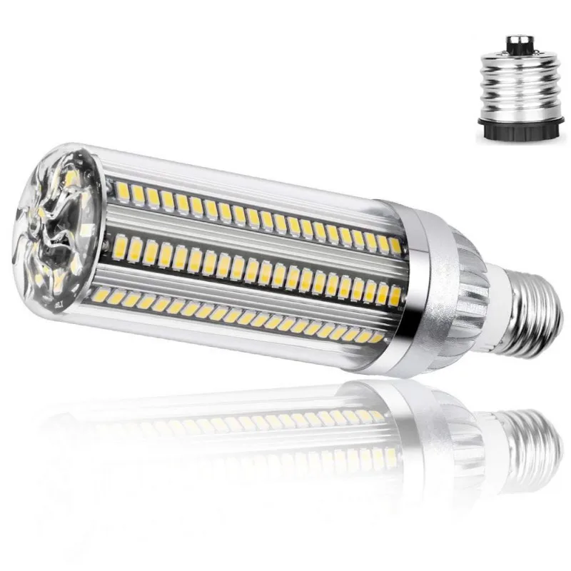54W Fan Corn Light High Power Led Bulb Street Light E27 Smart Home Lighting Bulb White Warm White With Adapter Corn Light
54W Fan Corn Light High Power Led Bulb Street Light E27 Smart Home Lighting Bulb White Warm White With Adapter Corn Light
