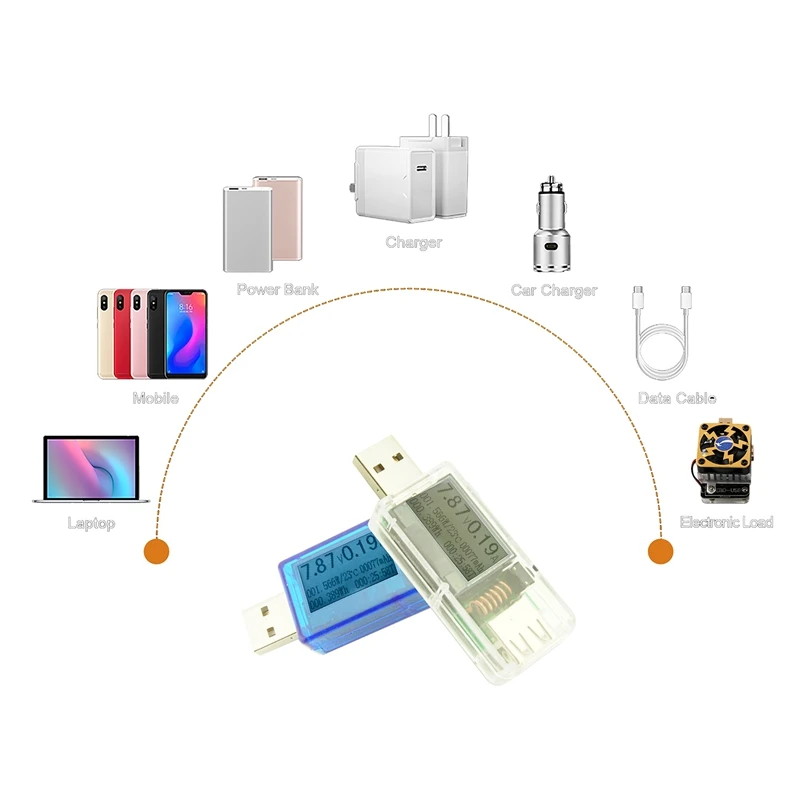12 в 1 Usb Тестер Dc Цифровой вольтметр измеритель напряжения тока Амперметр