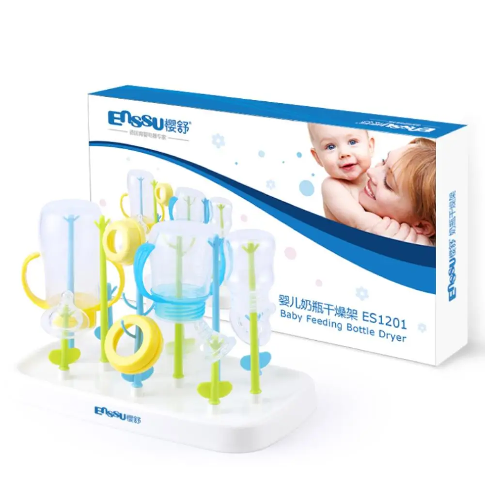 Enssu Baby Bottle Drying Rack Baby Feeding Bottles Cleaning Drying Rack Storage Nipple Shelf Baby Pacifier Feeding Cup Holder
Enssu Baby Bottle Drying Rack Baby Feeding Bottles Cleaning Drying Rack Storage Nipple Shelf Baby Pacifier Feeding Cup Holder