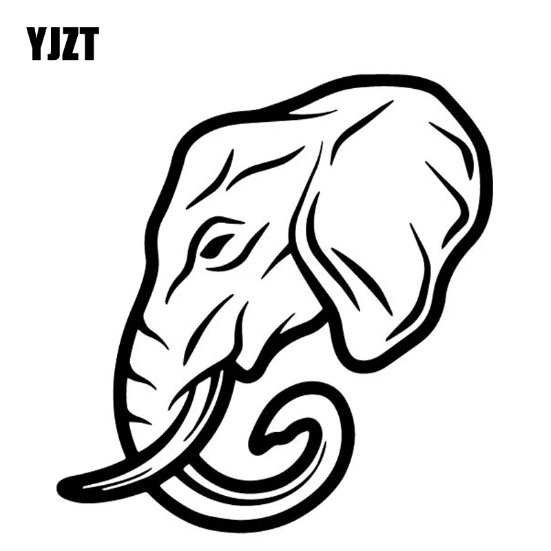 YJZT 15.1CM*15.9CM Elephant Head Decor Car Sticker Car Door Accessories Vinyl Decal Black/Silver C4-1610
YJZT 15.1CM*15.9CM Elephant Head Decor Car Sticker Car Door Accessories Vinyl Decal Black/Silver C4-1610